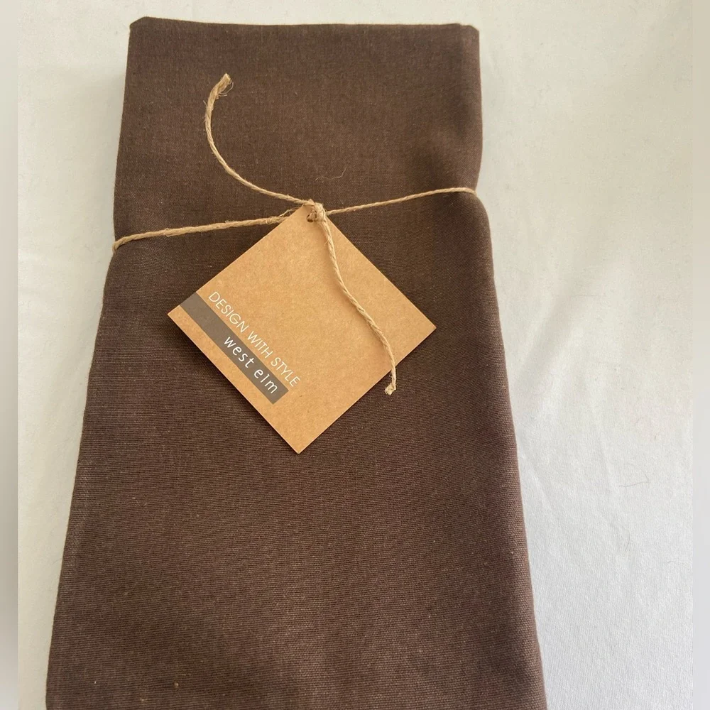 (2) West Elm cloth napkins